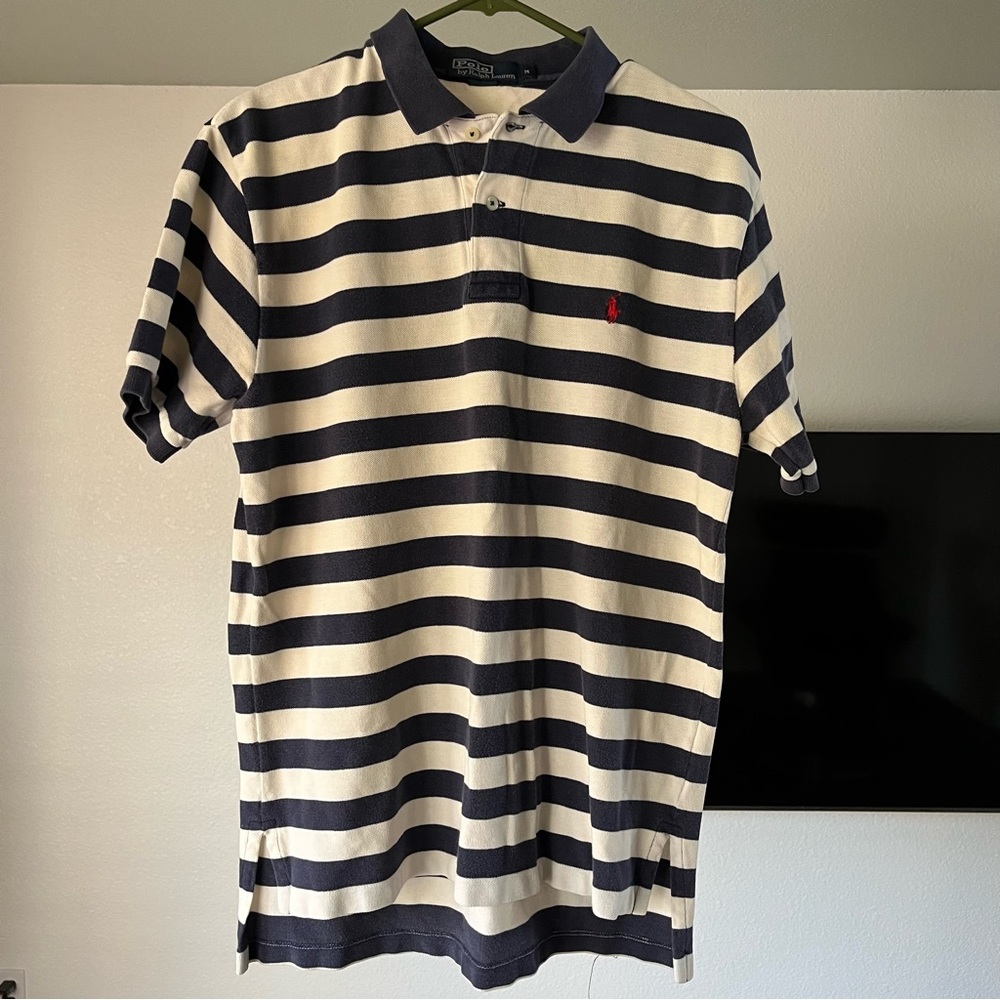 Blue Striped RL Polo